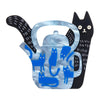 Mouse Tea Brooch  -  Erstwilder  -  Quirky Resin and Enamel Accessories