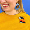 Whiskered Snout Brooch