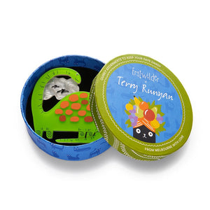 Thunder Lizard Brooch  -  Erstwilder  -  Quirky Resin and Enamel Accessories