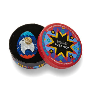 Ram of Perseverance Brooch  -  Erstwilder  -  Quirky Resin and Enamel Accessories