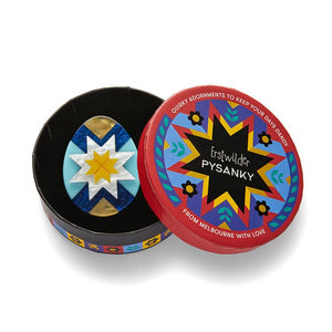 Star of Wisdom Brooch  -  Erstwilder  -  Quirky Resin and Enamel Accessories