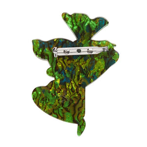 Sans Madonna Brooch  -  Erstwilder  -  Quirky Resin and Enamel Accessories