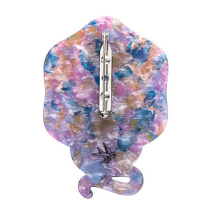 Le Chat Miaule Brooch  -  Erstwilder  -  Quirky Resin and Enamel Accessories