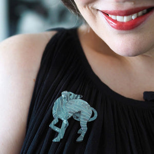 Symphony of Speed Brooch  -  Erstwilder  -  Quirky Resin and Enamel Accessories