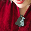 Feline Embrace Brooch