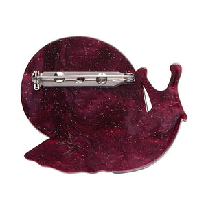 Painted Shell Brooch  -  Erstwilder  -  Quirky Resin and Enamel Accessories