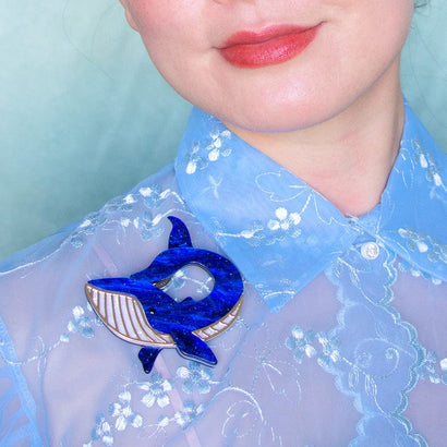 Boundless Sea Brooch  -  Erstwilder  -  Quirky Resin and Enamel Accessories