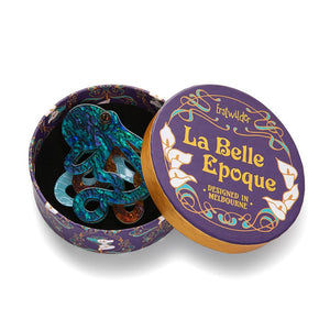 Blue Blood Brooch  -  Erstwilder  -  Quirky Resin and Enamel Accessories