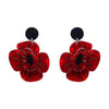 Remembrance Poppy Drop Earrings