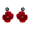 Remembrance Poppy Drop Earrings