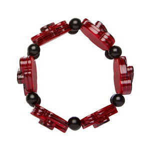 Erstwilder Remembrance Poppy Stretch Bracelet AF1WT01