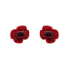 Erstwilder Remembrance Poppy Stud Earrings AF1EG02