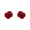 Remembrance Poppy Stud Earrings