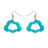 Erstwilder Essentials Cloud Glitter Resin Drop Earrings - Blue EE1008-SG3000