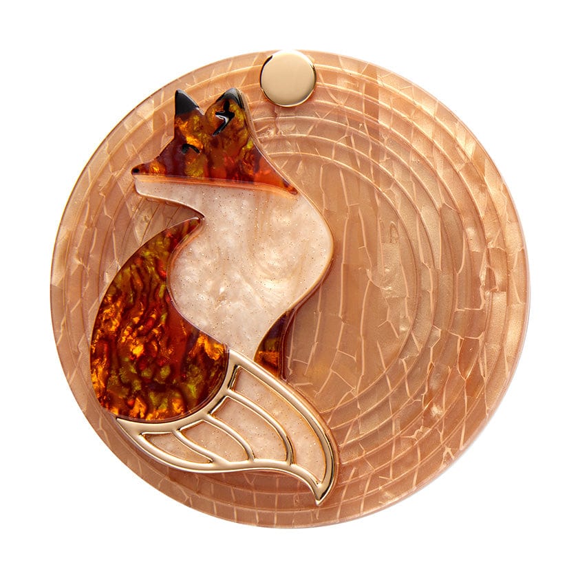 La Formidable Fauve Mirror Compact  -  Erstwilder  -  Quirky Resin and Enamel Accessories