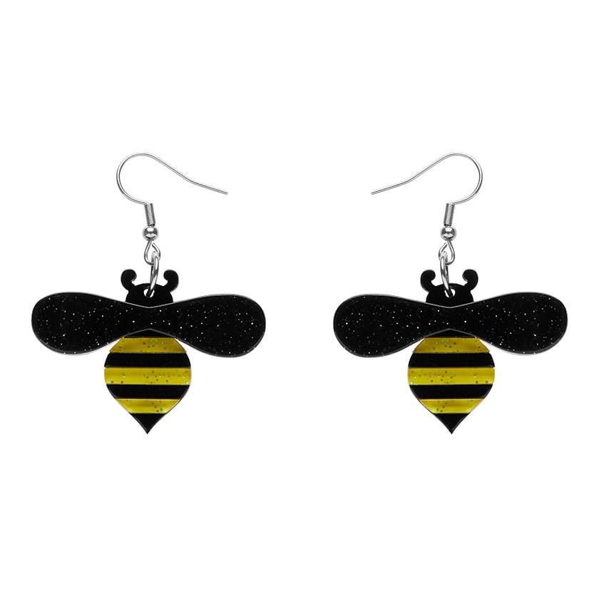アクセサリー Bijou de M Petit Honeybee Earring 14k Diamond Bee Earrings, Bumblebee, Small Diamond Earrings