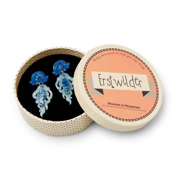 Erstwilder Slippin' Under Jellyfish Earrings E6637-3132