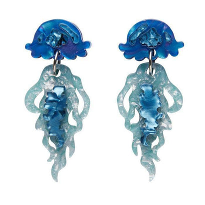 Erstwilder Slippin' Under Jellyfish Earrings E6637-3132