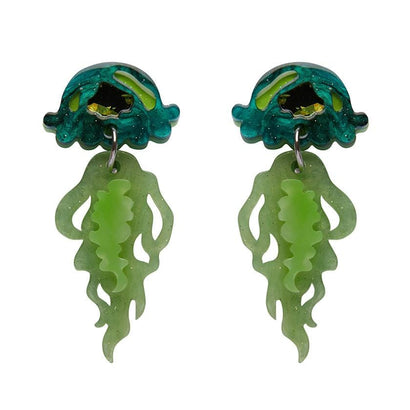 Erstwilder Slippin' Under Jellyfish Earrings E6637-4041