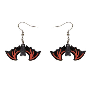 Erstwilder Bite Night Bat Earrings E6911-7361