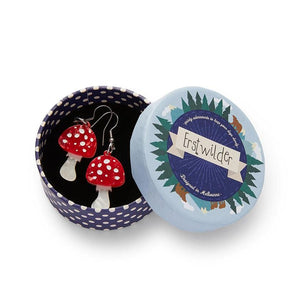 Erstwilder Twinning Toadstools Drop Earrings E7104-1080