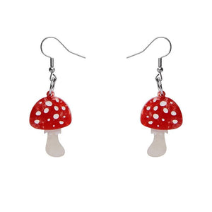 Erstwilder Twinning Toadstools Drop Earrings E7104-1080