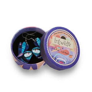 Erstwilder The Splendid Fairy Wren Earrings E7217-3070