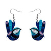 Erstwilder The Splendid Fairy Wren Earrings E7217-3070