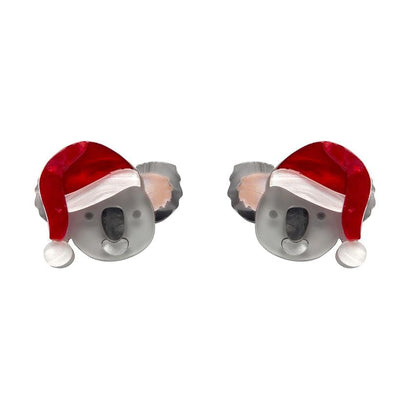 Erstwilder Koala Claus Earrings E7431-7100