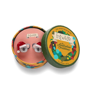 Erstwilder Koala Claus Earrings E7431-7100