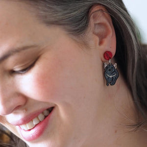 Erstwilder A Devilish Christmas Earrings E7437-7100