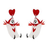 Erstwilder Knave of Heart Earrings E7449-8000