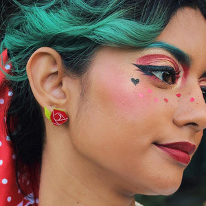 Erstwilder Painted Rose Earrings E7450-1000