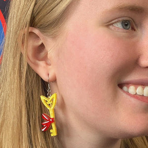 Erstwilder The Golden Key Earrings E7562-6000