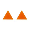 Erstwilder Essentials Triangle Bubble Resin Stud Earrings - Orange EE0001-BU6100