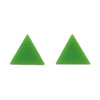 Erstwilder Essentials Triangle Solid Resin Stud Earrings - Green EE0001-SO4000