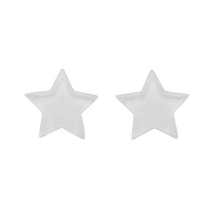 Erstwilder Essentials Star Bubble Resin Stud Earrings - White EE0002-BU8000
