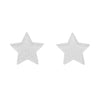 Erstwilder Essentials Star Glitter Resin Stud Earrings - White EE0002-SG8000