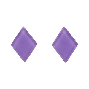 Erstwilder Essentials Diamond Bubble Resin Stud Earrings - Lavender EE0003-BU5100