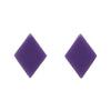 Erstwilder Essentials Diamond Solid Resin Stud Earrings - Lavender EE0003-SO5100