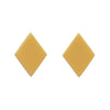 Erstwilder Essentials Diamond Solid Resin Stud Earrings - Light Yellow EE0003-SO6700