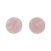 Erstwilder Essentials Circle Textured Resin Stud Earrings - Light Pink EE0004-RI2100