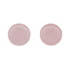 Erstwilder Essentials Circle Glitter Resin Stud Earrings - Light Pink EE0004-SG2100