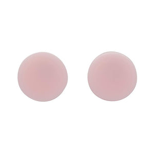 Erstwilder Essentials Circle Solid Resin Stud Earrings - Light Pink EE0004-SO2100