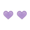 Erstwilder Essentials Heart Bubble Resin Stud Earrings - Lavender EE0005-BU5100