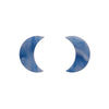 Erstwilder Essentials Crescent Moon Marble Resin Stud Earrings - Blue EE0006-MA3000