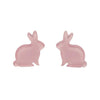 Bunny Bubble Resin Stud Earrings - Pink