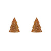 Erstwilder Essentials Tree Glitter Resin Stud Earrings - Gold EE0010-SG6500