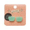 Pumpkin Glow in the Dark Resin Stud Earrings