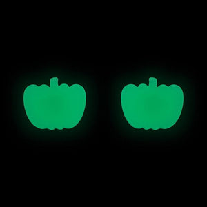 Erstwilder Essentials Pumpkin Glow in the Dark Resin Stud Earrings EE0013-GD8800